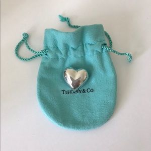 Tiffany & Co. Sterling Silver Heart Brooch